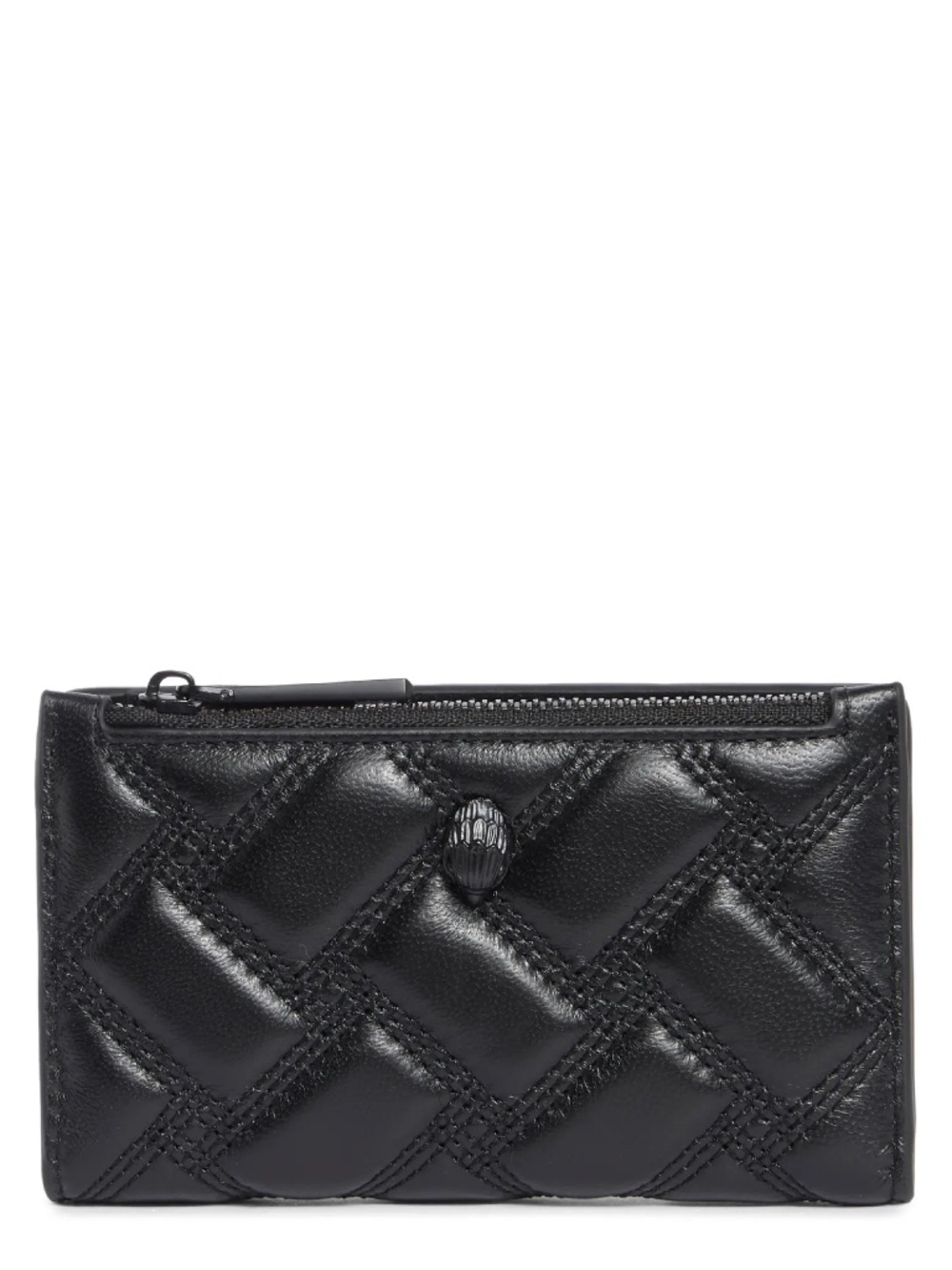 Kurt Geiger London Kensington Black Quilted Leather Bifold Wallet